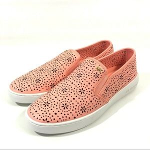 MICHAEL Michael Kors Pink Perforated Slip-On Sneakers